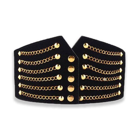 Deepeel 1pc Women Fashion Slim Corset Cummerbunds Elastic Belts - ROUTINE FASHION